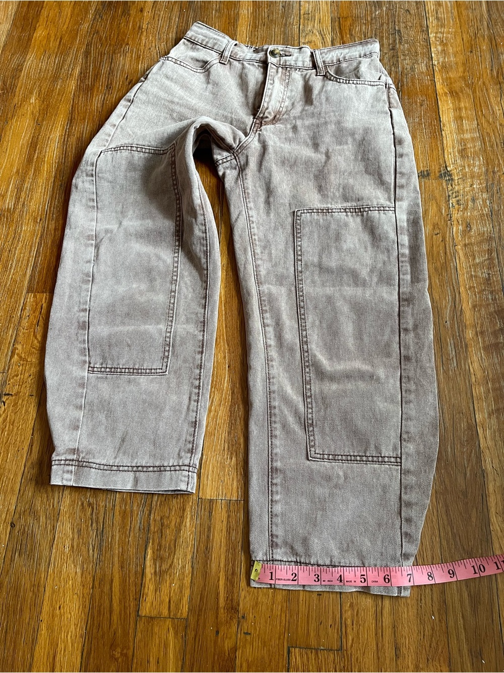 SHEIN Light Brown High-Waist Casual Pants - Picture 9 of 10